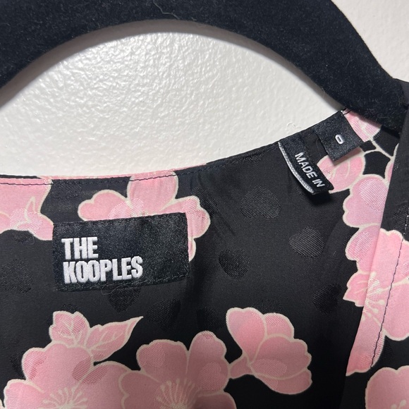 The Kooples Pink Floral Long Sleeve Dress - Picture 2 of 5